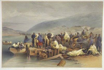 The Embarkation of the Sick at Balaklava, Plate from 